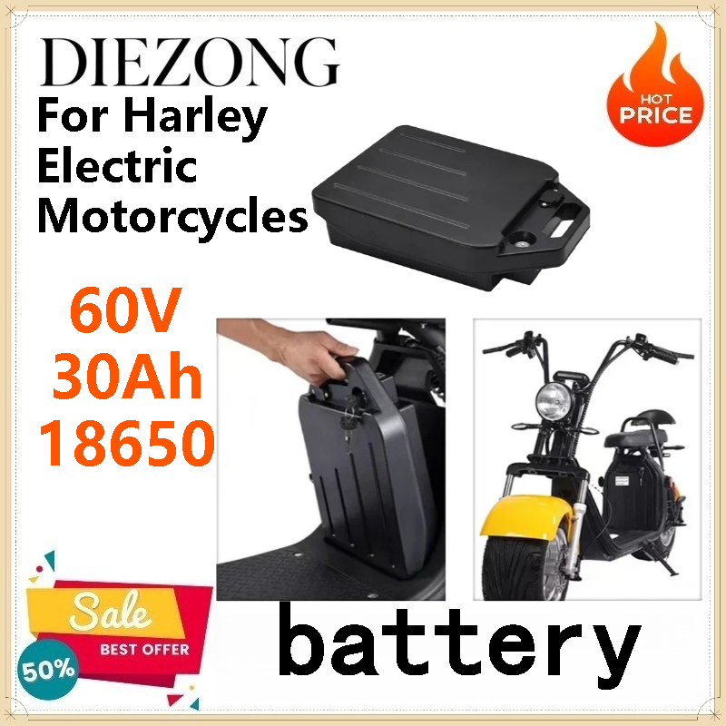 60V 30Ah Electric Scooter Battery - แบตเตอรี่ลิเธียมแบบถอดได้ 60V 30Ah ผลิตจากเซลล์ 18650 พร้อมระบบจัดการแบตเตอรี่อัจฉริยะในตัว