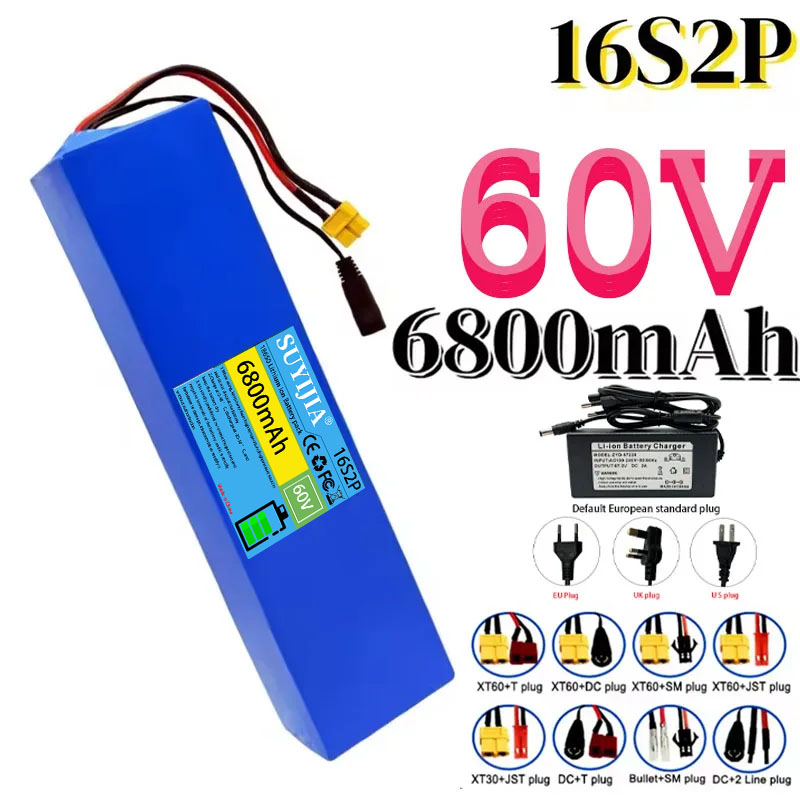ชุดแบตเตอรี่ลิเธียม 16S2P, 60V - 60V 30Ah Electric Scooter Battery บทวิจารณ์และราคา