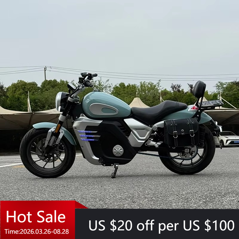 มอเตอร์ไซค์ไฟฟ้าสไตล์เรโทร รุ่ - 72V 5000W Electric Motorcycle บทวิจารณ์และราคา