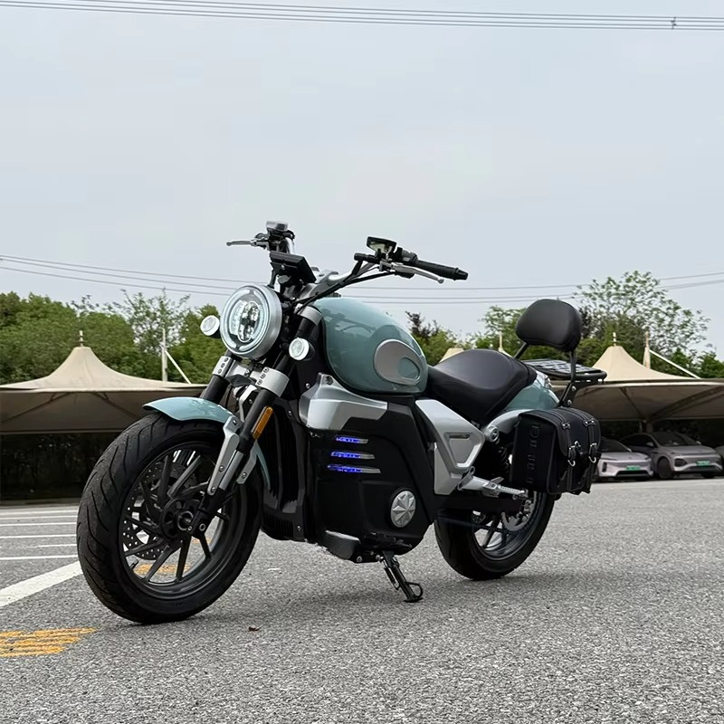 มอเตอร์ไซค์ไฟฟ้าสไตล์เรโทร รุ่ - 72V 5000W Electric Motorcycle บทวิจารณ์และราคา