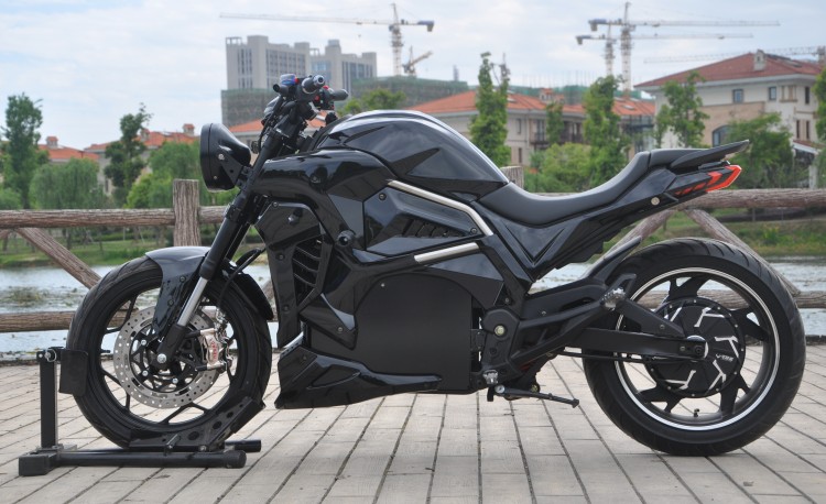 ความเร็วสูง 5000W ถึง 10000W O - 72V 5000W Electric Motorcycle บทวิจารณ์และราคา