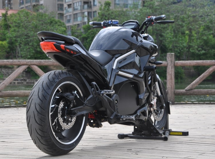 ความเร็วสูง 5000W ถึง 10000W O - 72V 5000W Electric Motorcycle บทวิจารณ์และราคา